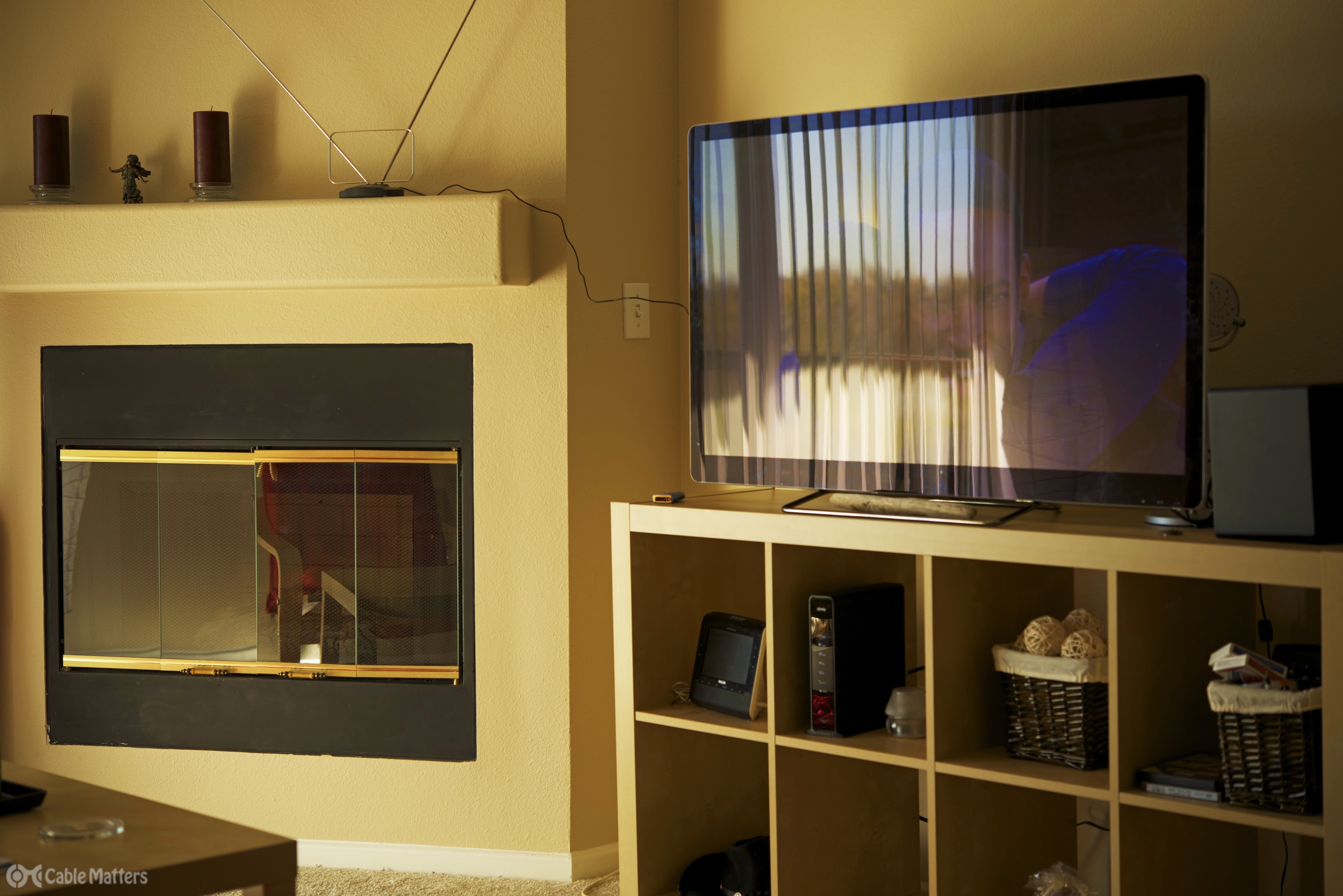 Home theater lighting and acoustics