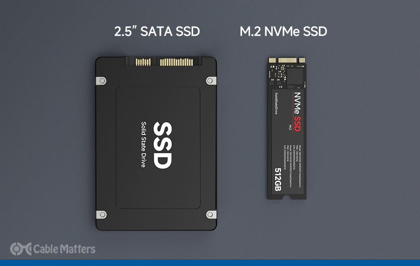 Choosing the best SSD: NVMe, SATA, M.2 - size and shape