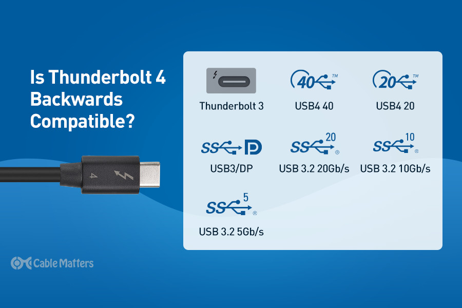  Cable Matters [Certificado Intel] Cable Thunderbolt 4