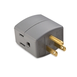 Buy Electronics Power Accessories :  Grounded Cube Wall Tap,  Light Bulb Adapter,  Duplex Electrical Receptacle Cover | Cable Matters
