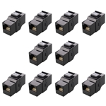 Cable Matters [UL Listed] 10-Pack Cat6 RJ45 Keystone Jack In-Line Coupler