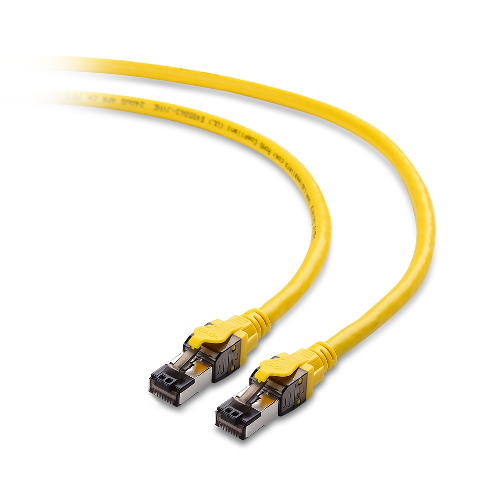CAT 7 Flat Ethernet Cable 10ft, Flat Wire High Speed 10 Gbps 600MHz CAT7  Connector LAN Network Gigabit Internet Wire Patch Cord with Professional