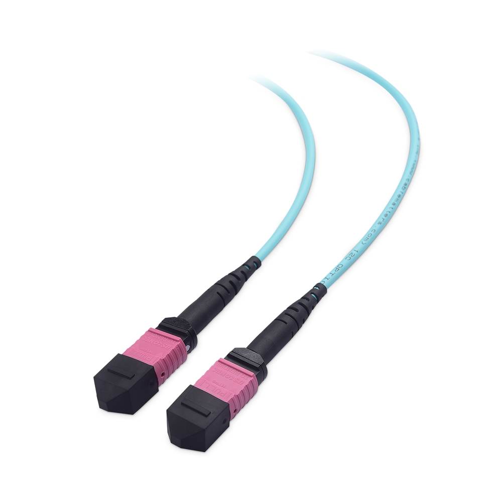 MTP® Female To MTP® Female OM4 Multimode Trunk Fiber Optic Cable