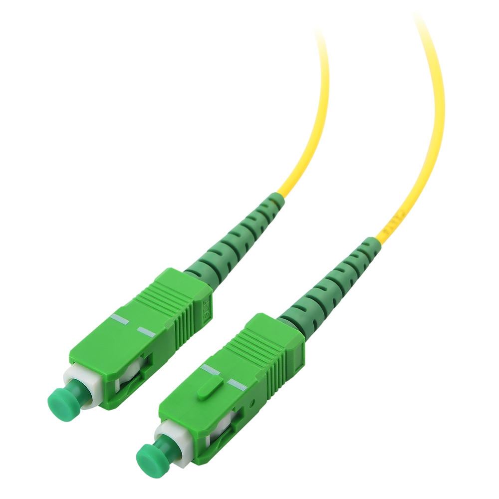 SC to SC APC OS2 Single Mode Simplex Fiber Optic Cable