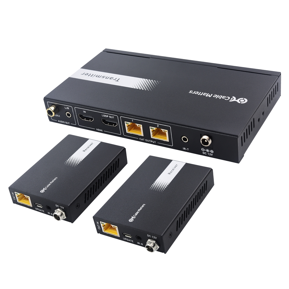 4K 1x2 HDMI Extender and Splitter