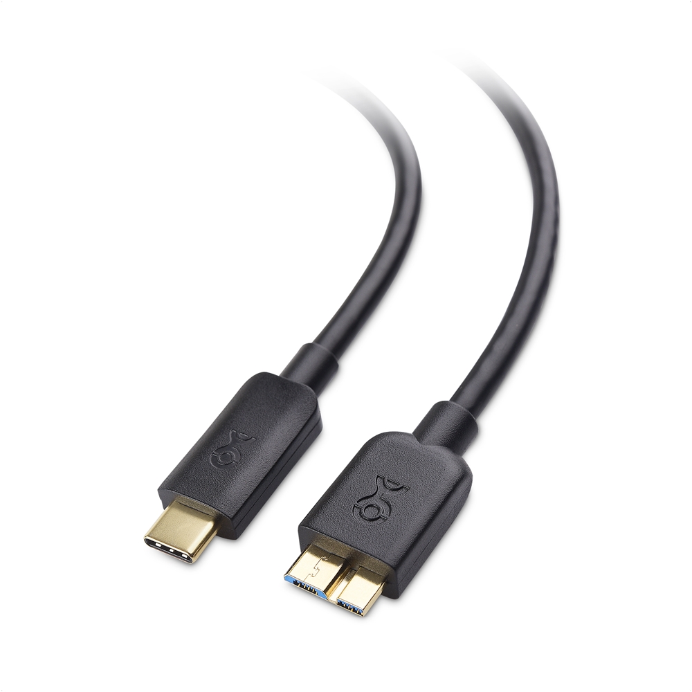 Cable Matters Câble micro usb vers usb c 1 m (Câble usb c vers micro usb,  Cable usb c micro usb) avec Jaquette Tressée en noir : :  Informatique