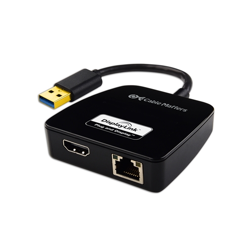  Cable Matters SuperSpeed - Adaptador USB 3.0 a HDMI (adaptador  USB a HDMI) para Windows y paquete de 3 cables HDMI a HDMI de alta  velocidad de 6 pies : Electrónica