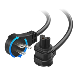 Cable Matters 18AWG AC Power Cord with 360° Rotating Flat Plug