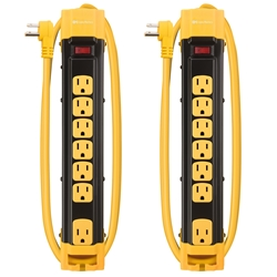 Cable Matters 2-Pack, 7-Outlet Industrial Power Strip