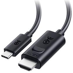 Cable Matters USB-C to 8K HDMI® Cable Support 4K@240Hz and 8K@60Hz, HDR - Thunderbolt 4, Thunderbolt 5, USB 4 Compatible with MacBook Pro, XPS