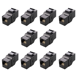 Cable Matters [UL Listed] 10-Pack Cat6 RJ45 Keystone Jack In-Line Coupler