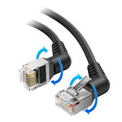 Cat 8 U/FTP RJ45 Patch Cable with Rotatable RJ45 Connectors