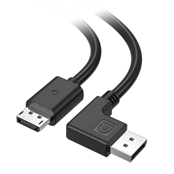 Right Angle DisplayPort 1.4 Cable