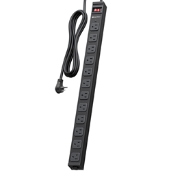 [ETL Certified] Wall-Mountable 12 Outlet Power Strip