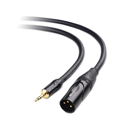 Cable Matters 3.5mm (1/8 Inch) TRS to XLR Cable (Male to Male)