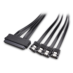 Cable Matters Internal SAS to 4x SATA Reverse Breakout Cable