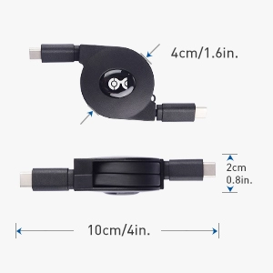 Cable Matters Retractable USB-C Charging Cable 