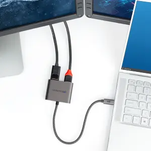 8K and Dual 4K Video USB-C to HDMI Adapter