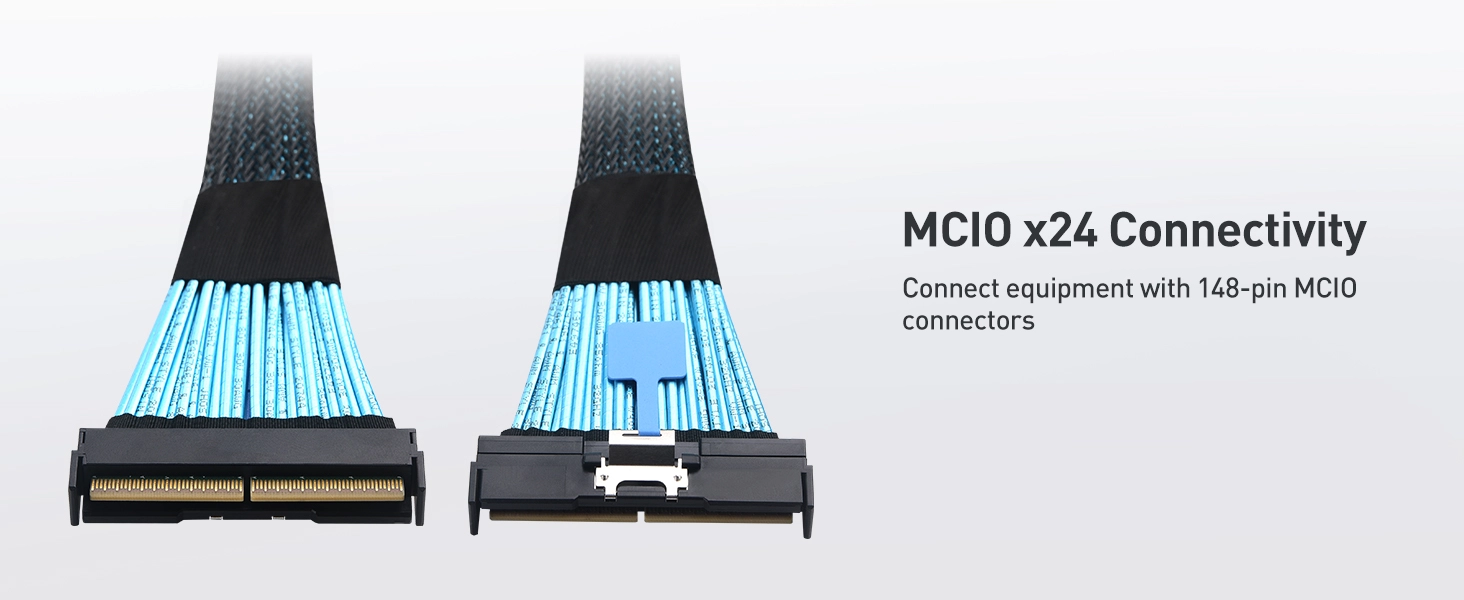 MCIO x24 148 Pin Cable