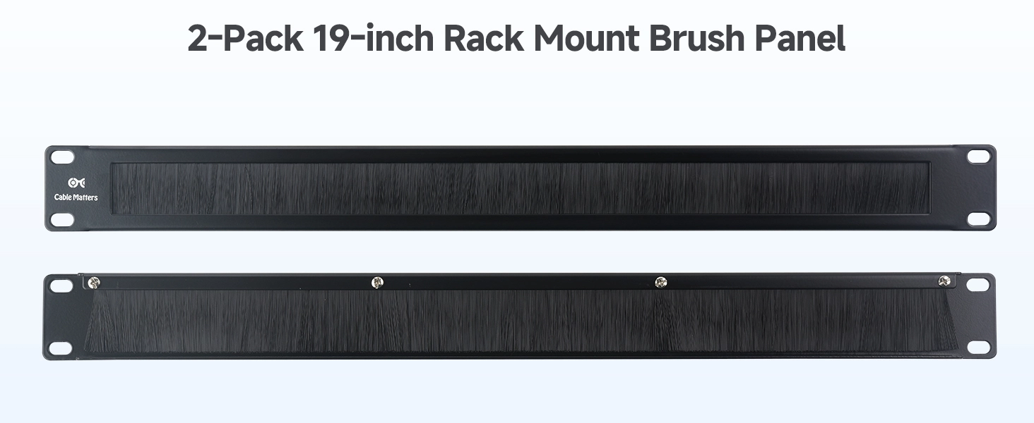 Rack Mount Brush Panel 