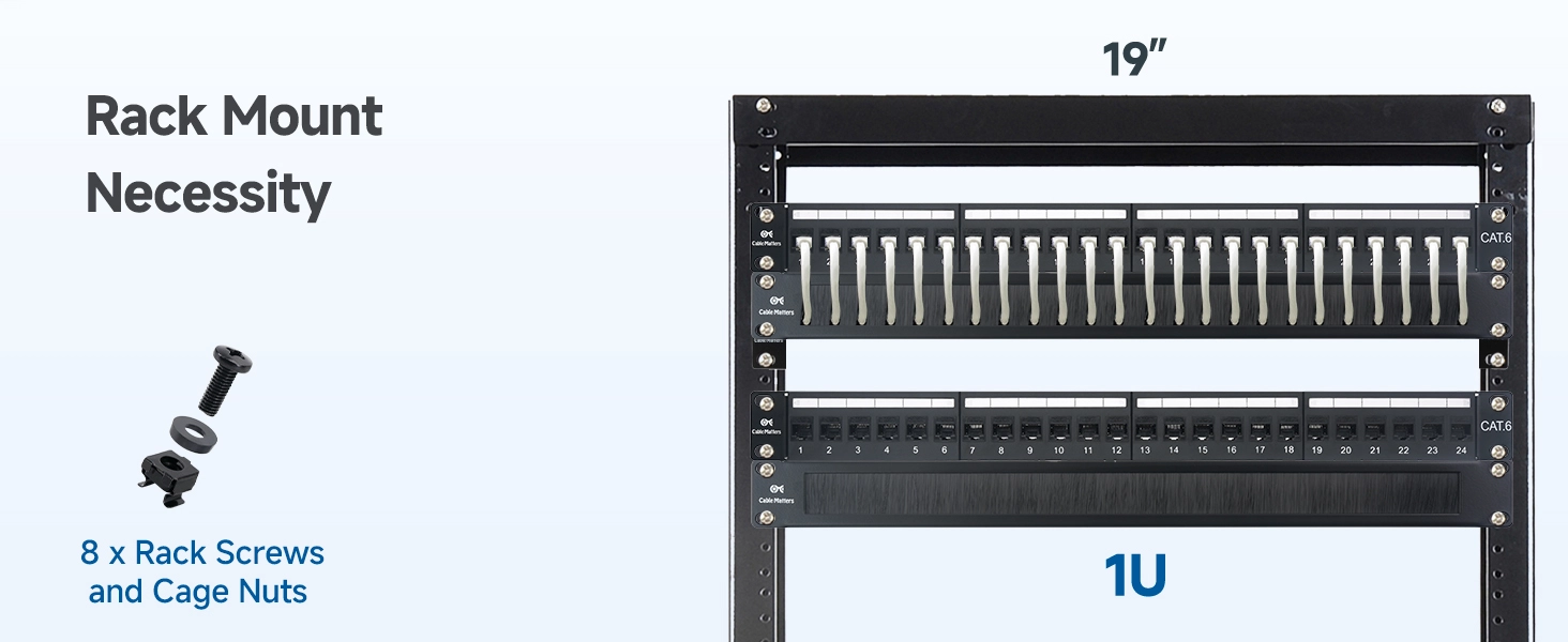 Rack Mount Brush Panel