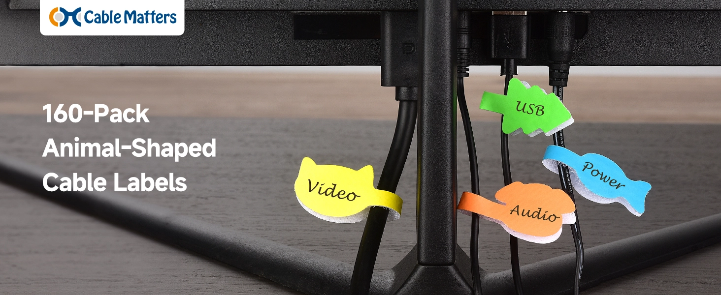 Hook-and-Loop Cable Labels