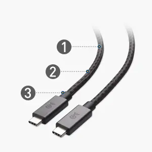 USB-C Charging Cable with 100W Power Delivery