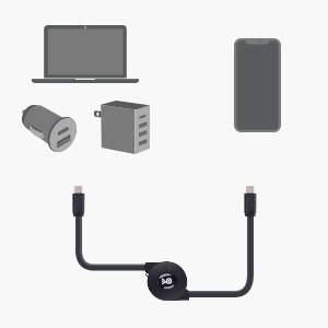 Cable Matters Retractable USB-C Charging Cable 