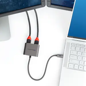 8K and Dual 4K Video USB-C to HDMI Adapter