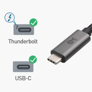 Cable Matters Premium Braided USB-C to DisplayPort Cable