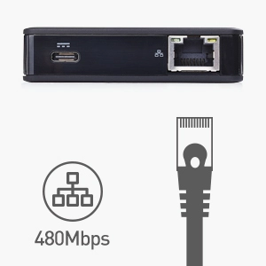  Cable Matters USB C Hub with Dual DisplayPort