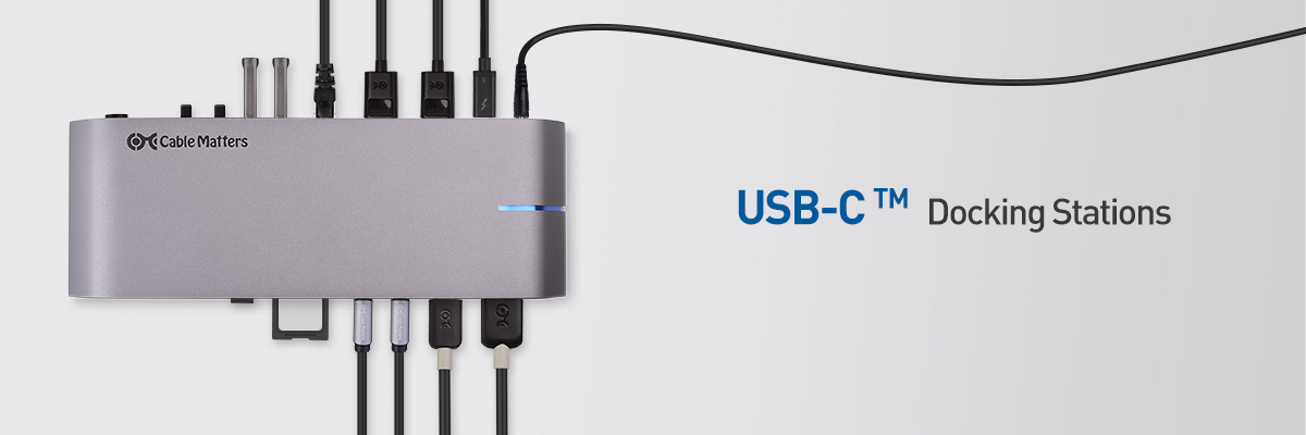 cable matters cdock connecting to a pc