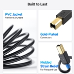 Cable Matters 3-Pack USB 2.0 to USB-B Printer Cable