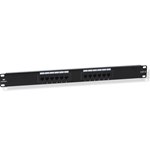 Cable Matters [UL Listed] Rackmount or Wallmount 12-Port Cat6 RJ45 Patch Panel