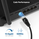 Cable Matters 5-Pack Ultra Slim Cat6 Snagless Ethernet Patch Cable