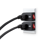 Cable Matters 3-Pack Grounded Outlet with Switch
