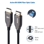 Cable Matters CL3 Rated (in-Wall Installation) Active 8K @60Hz Fiber Optic HDMI Cable