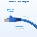 Cable Matters 4-Pack RJ45 Color Coded Strain Relief Boots