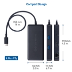 [Works with Chromebook Certified] Cable Matters 4K@60Hz USB C Hub HDMI, USB-C Multiport Adapter with HDMI, 2X USB 3.0, Gigabit Ethernet, and 86W PD