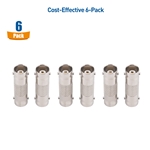 Cable Matters 6-Pack BNC Female to Female Coupler
