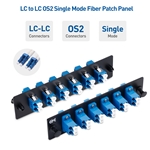 Cable Matters 12 Fibers LC to LC OS2 Single Mode Fiber Patch Panel