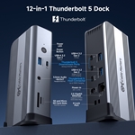 Cable Matters 11-in-1 Thunderbolt 5 Dock with Thunderbolt Share