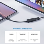 [Designed for Surface] Cable Matters USB-C to 8K DisplayPort Adapter