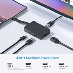 [Designed for Surface] Cable Matters Foldable USB-C Multiport Adapter with HDMI & PD