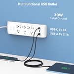 Cable Matters 8-Outlet Power Strip with USB Charging