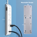 Cable Matters 8-Outlet Power Strip with USB Charging