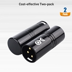 Cable Matters 2-Pack, 120 Ohm 3-Pin XLR/DMX Terminator