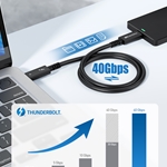 Cable Matters [Intel Certified] Active Thunderbolt™ 4 Cable