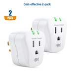 Cable Matters 2-Pack, Single Outlet Surge Protector - 540J