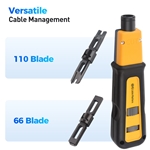 Cable Matters Modular Punch Down Tool with 110 and 66 Blades